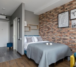 Megapolis - 4х местные апартаменты на 7 этаже ЖК бизнес-класса D1 в Smart Lofts Moscow