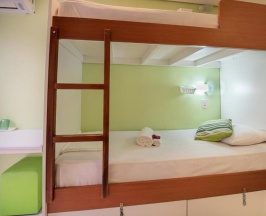 Двухместный номер Standard двухъярусная кровать в Brazilodge All Suites Hostel