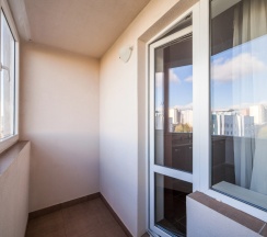 Апартаменты Superior c 1 комнатой с балконом и с красивым видом из окна в Комплекс апартаментов Комфорт