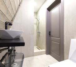 №7 A-Frame 100m2 с купелью и баней (оснащение дома, стоимость купели и бани см. Подробнее) в Les holidays