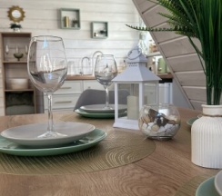 Участок с домиком "Кабачок" А-фрейм категории комфорт в Ланьдиво