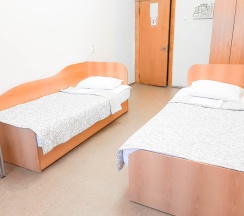 Кровать в общем номере в Smart Hotel KDO Златоуст