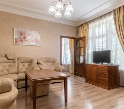 Семейный (Трехкомнатный 4-х местный номер с кухней без балкона) в Odeon