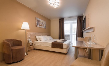 2-местный номер комфорт с 1 двуспальной кроватью в Ленинградский