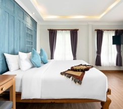 Двухместное бунгало Grand Deluxe двуспальная кровать в Курортный отель The Fair House Beach Resort & Hotel