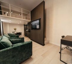 Апартаменты Дуплекс с красивым видом из окна в City apartments-deluxe room