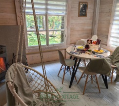 Дом с Закрытой верандой и камином в IstraCot&SPA