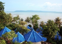 Бунгало с видом на сад в Koh Mak Buri Hut Natural Resort