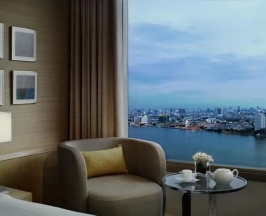 Двухместный Panorama номер Avani с видом на реку (2 отдельные кровати) в Avani+ Riverside Bangkok Hotel