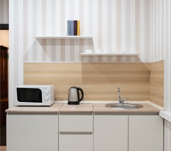 Апартаменты 2х местные с одной двуспальной кроватью в Солемио