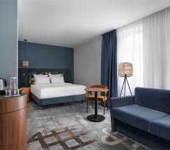 Номер Suite Superior Village, c 2 санузлами - с 2 двуспальными кроватями в Arthurs SPA Hotel by Mercure