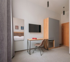 Deluxe Suite Double (Делюкс с одной двухспальной кроватью и раскладывающимся диваном) в Turris Hotel Lubyansky