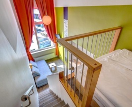 Одноместный номер Superior односпальная кровать в MEININGER Hotel Berlin Mitte