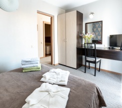 2 комнатный люкс с кухней и балконом в Venezia