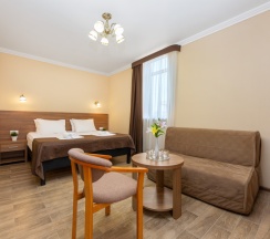 Двух местный Стандарт с 2 доп.местом с балконом в Brown hotel