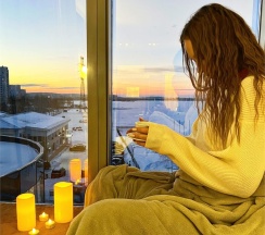 Номер-студио с кроватью "king-size" и видом на озеро в F911