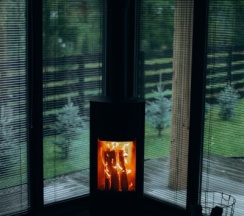 Дом с камином и террасой для 2 взрослых в Альпака