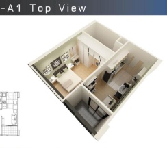 Апартаменты Deluxe c 1 комнатой с балконом в Happy Place Condo