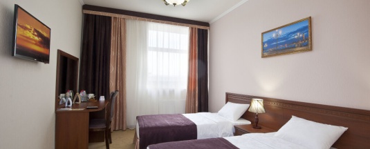 Двухместный номер Стандарт с видом на город 2 отдельные кровати в Amici Grand Hotel