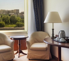 Номер стандарт с видом на город в Radisson Slavyanskaya Hotel Moscow