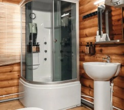 Deluxe*** Room cемейный большой с видом на горы и телевизором (к3R1)  в Шале Леший