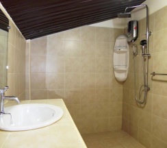 Бунгало с красивым видом из окна в Amber Sands Beach Resort