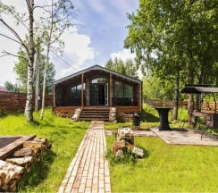 Barnhouse 4 | Баня и банный чан на территории в Берёзовая роща