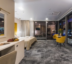 Комфорт+ для двоих в Федерации 53 этаж в Panorama city hotel
