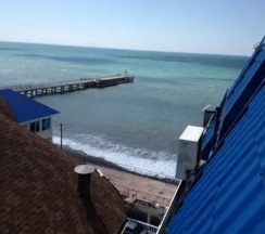 Двухместный номер Standard с балконом и с видом на море (двуспальная кровать) в Шторм