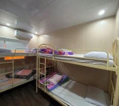 Кровать в общем номере в Haiphong Backpacker Hostel