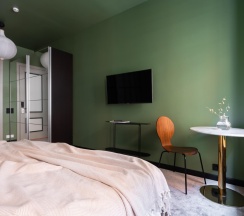 Апартаменты комфорт №3 с 1 двуспальной кроватью в Dostoevsky Apartments (Апартаменты Достоевского)
