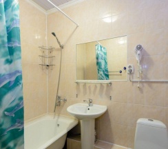 Номер студия с 1 двуспальной кроватью (с завтраком) в Баваренок