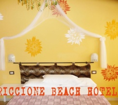 Четырёхместный номер Standard в Riccione Beach Hotel