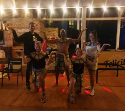 Двухуровневый семейный номер с балконом на 3-4 гостей и видом на море (корпус Б) в Оптимист