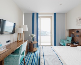 Двухместный стандарт с видом на море DBL / Standard double room with sea view DBL в Lavicon Apart Nebug