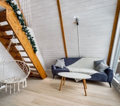 Aframe White | Банный чан на территории в Берёзовая роща