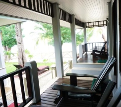 Двухместный номер Deluxe с видом на море двуспальная кровать в Lamai Inn 99 Bungalows