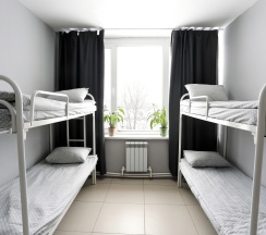 Койко-место в женском номере на 6 человек в Alfa Best House