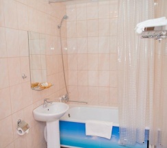 Номер стандарт с 1 двуспальной кроватью (с завтраком) в Золотая лилия