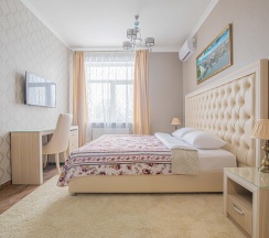 Номер стандарт с 1 двуспальной кроватью в В Ростове Жить