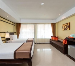 Двухместный номер Deluxe с видом на бассейн двуспальная кровать в Diamond Cottage Resort & Spa