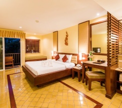 Двухместный номер Deluxe Garden Wing 2 отдельные кровати в Duangjitt Resort & Spa
