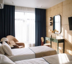 Апартаменты в таунхаусе с видом на горы в Klever resort&SPA