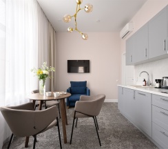 Люкс с 2 спальнями и кухней-гостиной в Academia Васильевский