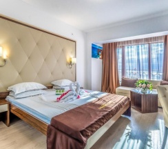 Двухместный номер Premium с балконом двуспальная кровать в Prestige Hotel and Aquapark