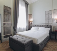 Одноместный люкс Deluxe двуспальная кровать в Gregorini Bingham Art Luxury Suites