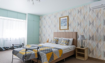 Комната комфорт с 1 двуспальной кроватью в Моя Провинция