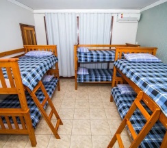 Кровать в общем номере в Made In Brazil Hostel