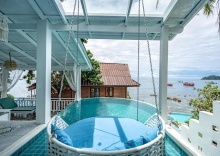 Двухместная вилла двуспальная кровать в DD Hut Koh Tao