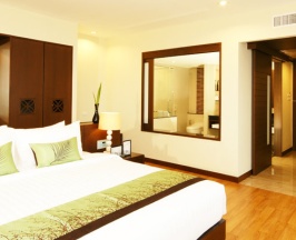 Двухместный полулюкс двуспальная кровать в The Heritage Pattaya Beach Resort